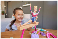 Barbie Career Gymnastics With Doll, Balance Beam and 15 Accessories