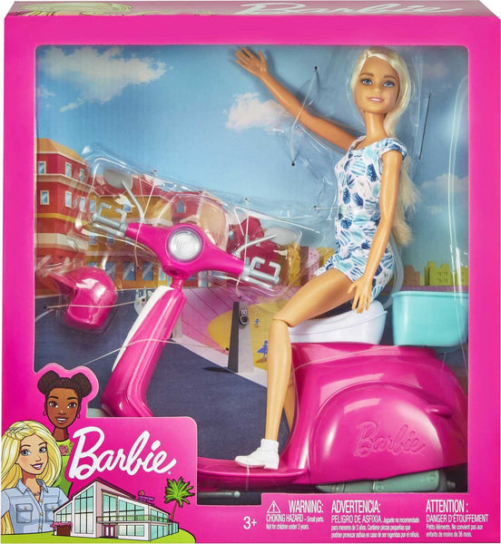 Barbie Doll and Scooter
