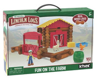 Lincoln Logs 102 Pc Fun on the Farm