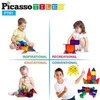 Picasso Tiles 61 Pc Magnetic Tileset