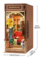Rolife Bookstore DIY Book Nook Shelf Insert Kit