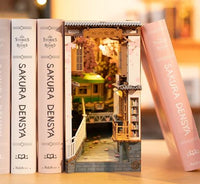 Rolife Sakura Densya DIY Book Nook Shelf Insert Kit