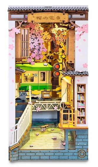 Rolife Sakura Densya DIY Book Nook Shelf Insert Kit – West Chester