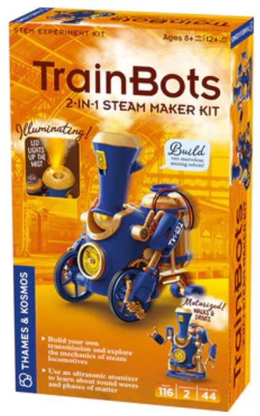 TrainBots 2-in-1 Steam Maker Kit