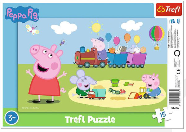Trefl Fram 15 Piece Puzzle - Peppa Pig