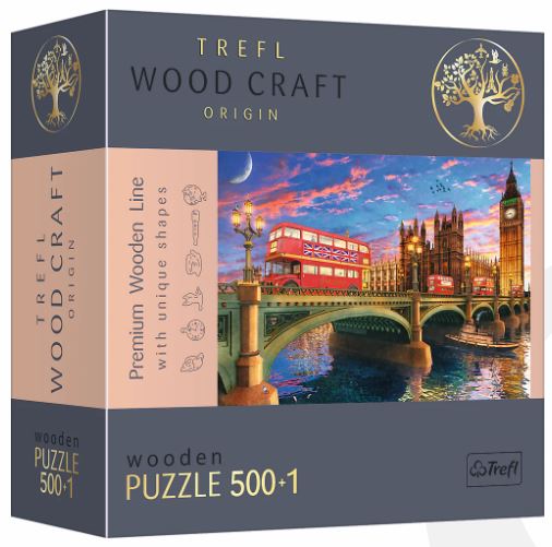Trefl Wood Craft 501 Piece Wooden Puzzle - London
