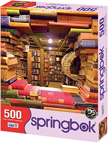 Springbok 500 Piece Jigsaw Puzzle - Book Shop