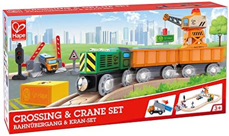 Hape Crossing & Crane Set