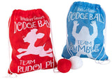 Indoor Plush Snowball Fight - Bumble vs. Rudolph
