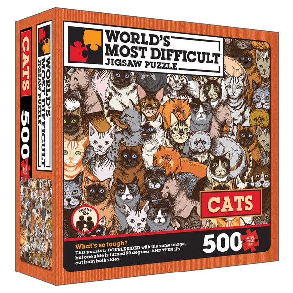 World's Most Difficult Jigsaw Puzzle - Cats 500 Piece