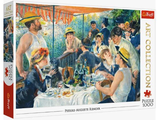 Luncheon of the Boating Party, Pierre-Auguste Renoir 1000 Pc Jigsaw Puzzle