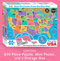 Map of the USA Jigsaw Puzzle