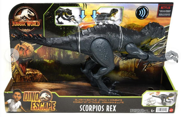 Jurassic World Slash N' Battle Scorpios Rex