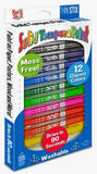 ThinStix Tempera Paint - 12 Thin Classic Colors
