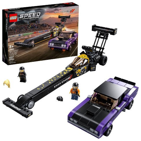LEGO Speed Champions SRT Top Fuel Dragster and 1970 Dodge Challenger T/A