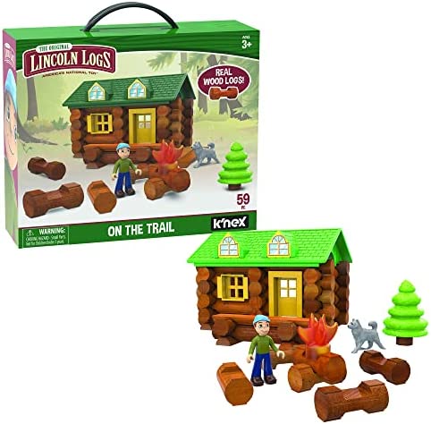 Lincoln Logs - On The Trail - 59 Pc