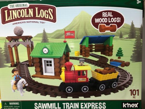 Lincoln Logs - Sawmill Train Express - 101 Pc