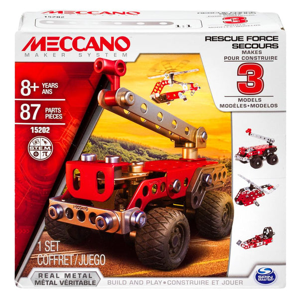 Meccano Rescue Squad 3 Model Set