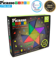 Picasso Tiles 60 Pc Glow in the Dark Tileset