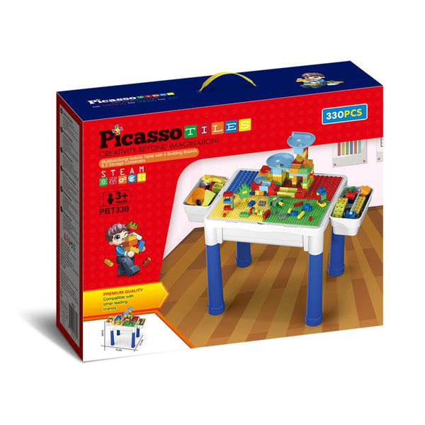 Picasso Tiles Multifunctional Activity Table 330 Piece