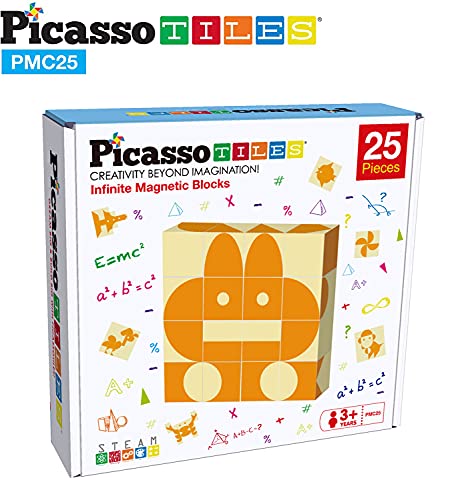 Picasso Tiles Infinite Magnetic Blocks 25 Piece