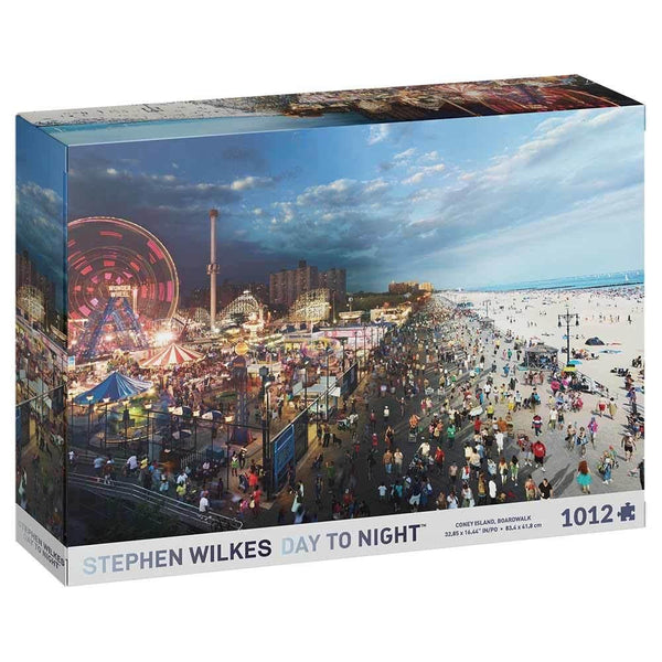 Jigsaw Puzzle - Stephen Wilkes Coney Island, Day to Night