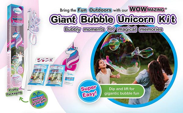 WOWmazing Giant Bubble Kit - Unicorn